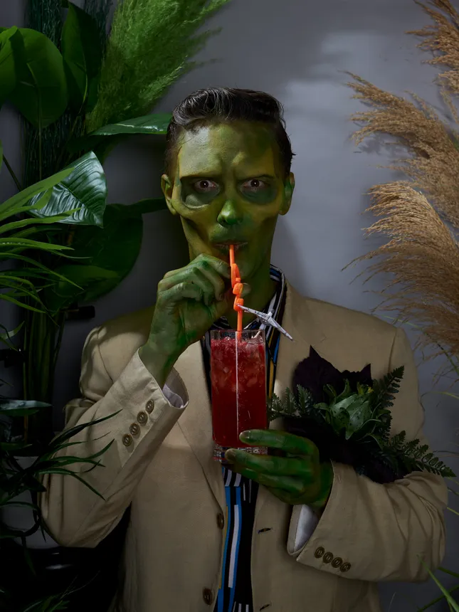 Peek-A-Boo Magazine Zombie Cocktail
