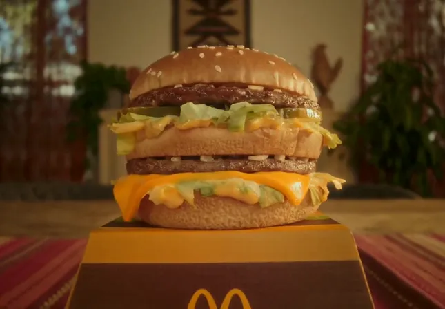 McDonalds x Billboard - Eslabon Armado try the new Chicken Big Mac