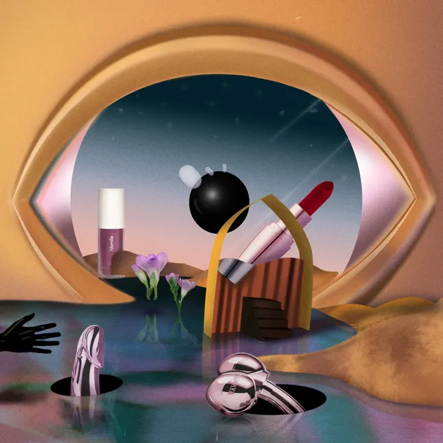 creating an adapted image from scratch based on a reference