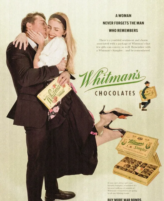 Vintage Valentine’s Day Ad Recreation
