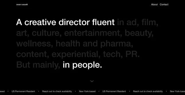 Cezar Coscelli, NY-based Creative Director