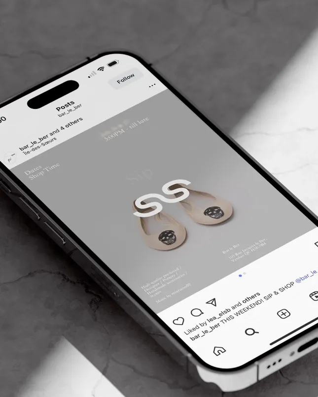 Sip & Shop Digital Design