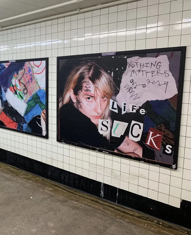Asspizza Wheatpaste NYC