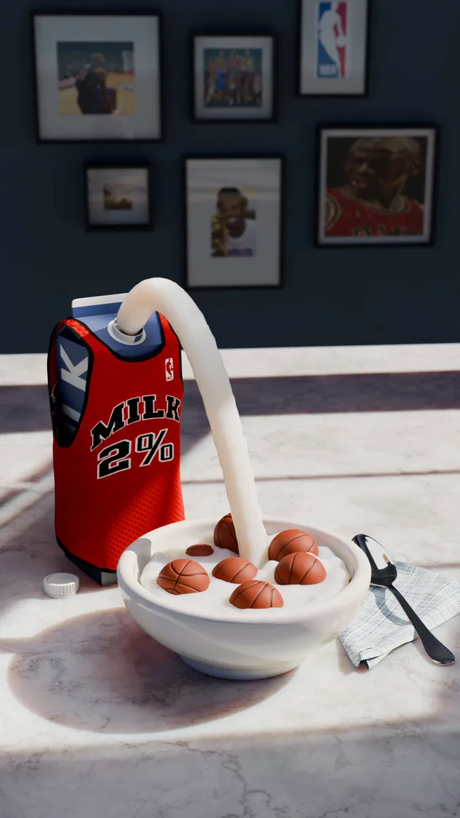 3D NBA Art Work - Personal Project