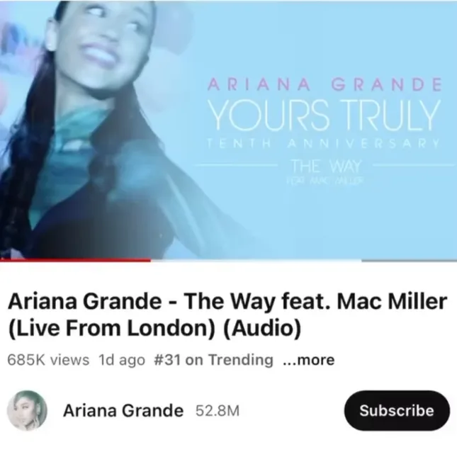 ‘Yours Truly 10th Anniversary’ - Ariana Grande