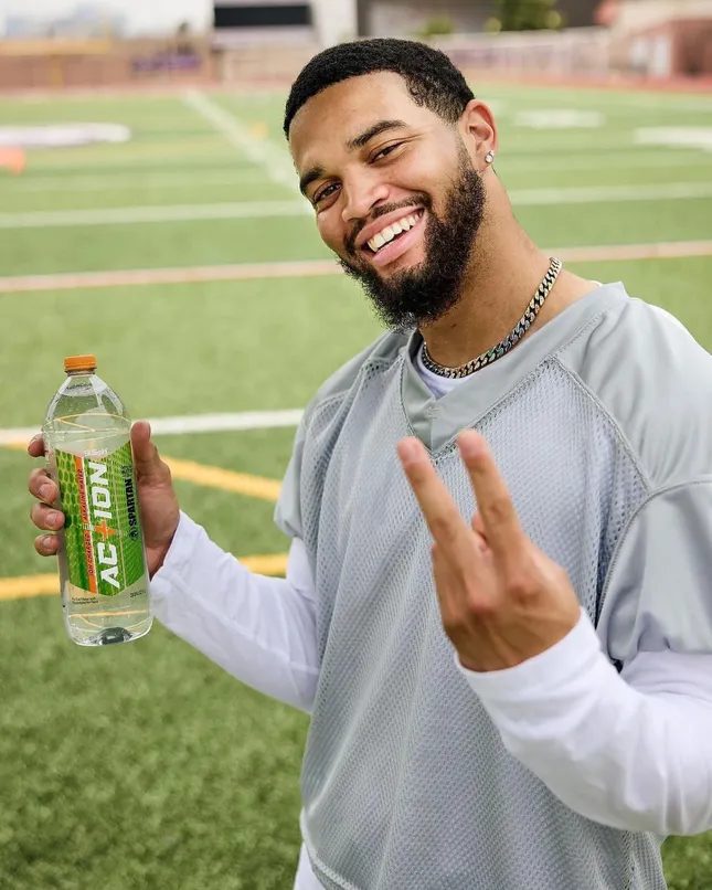 Caleb Williams x Action Water