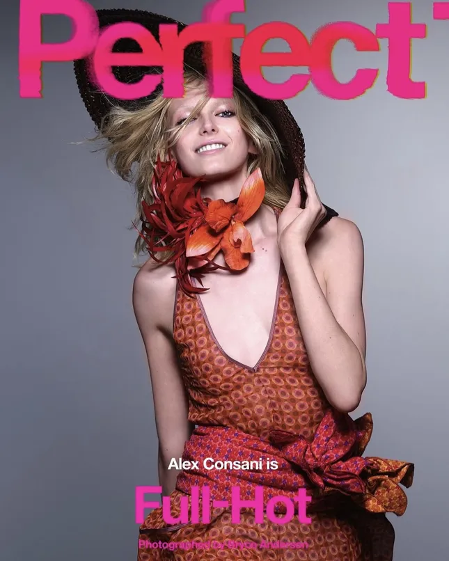 Alex Consani - FULL HOT PERFECT MAGAZINE COVER ISSUE 7