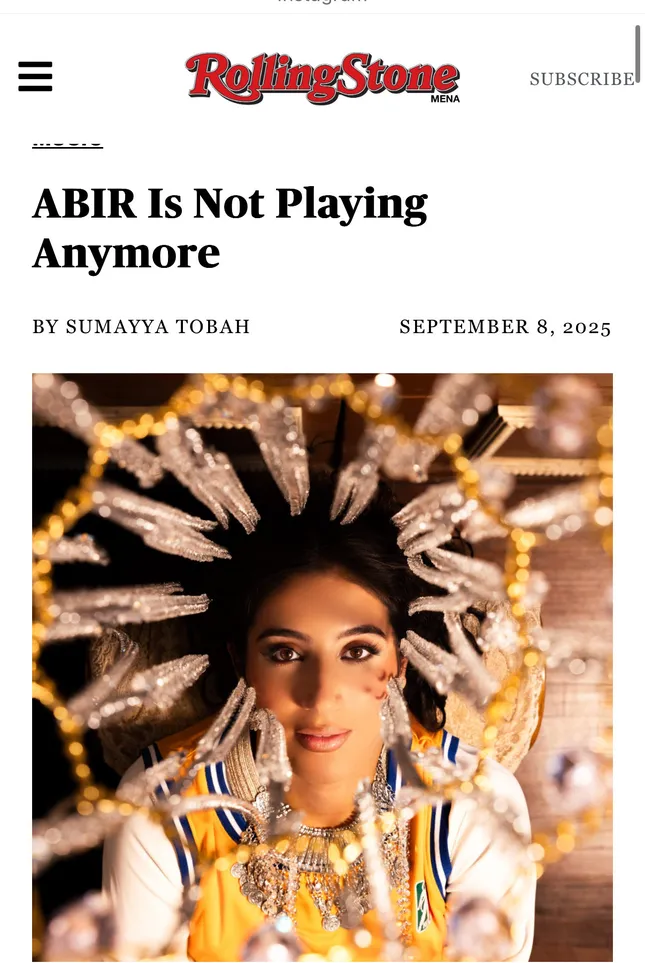 Rolling Stones / Abir!                 Album cover and press photos for Abir