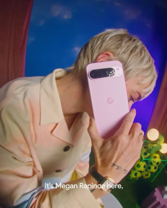Google Pixel- Megan Rapinoe