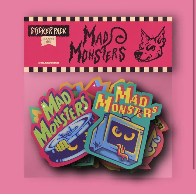 Mad Monsters Sticker Pack