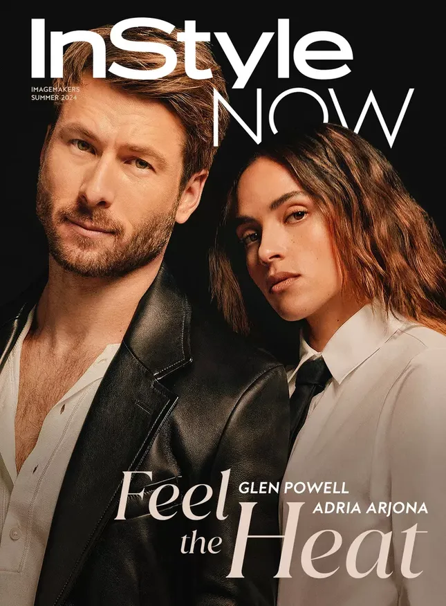 Glen Powell & Adria Arjona x InStyle