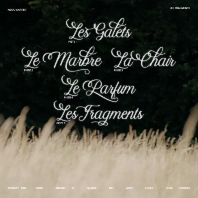 Les Fragments - Tracklist / Back cover