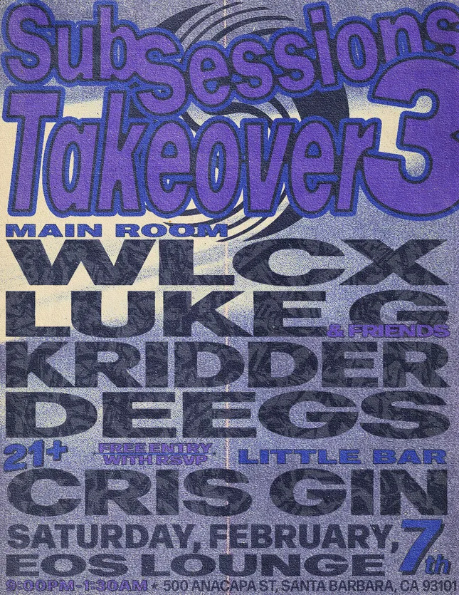 SubSessions Takeover 3