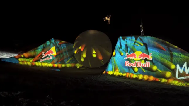Red Bull - “Off The Planet” Interactive Projection Art on snow