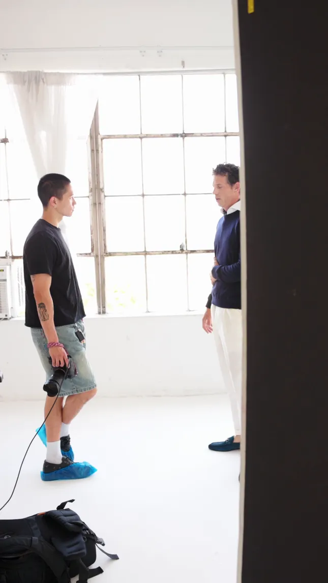 BTS from Photo Shoot with Ivan Wang