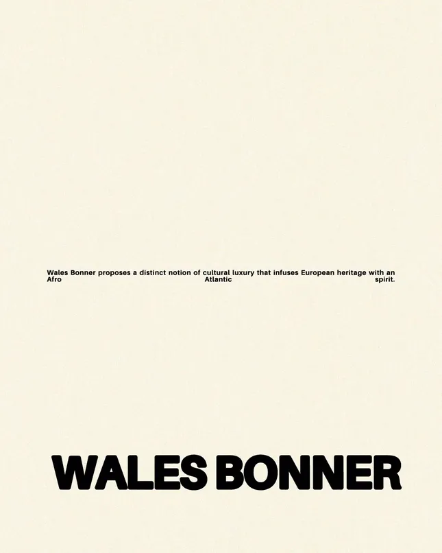 Wales Bonner visualiser