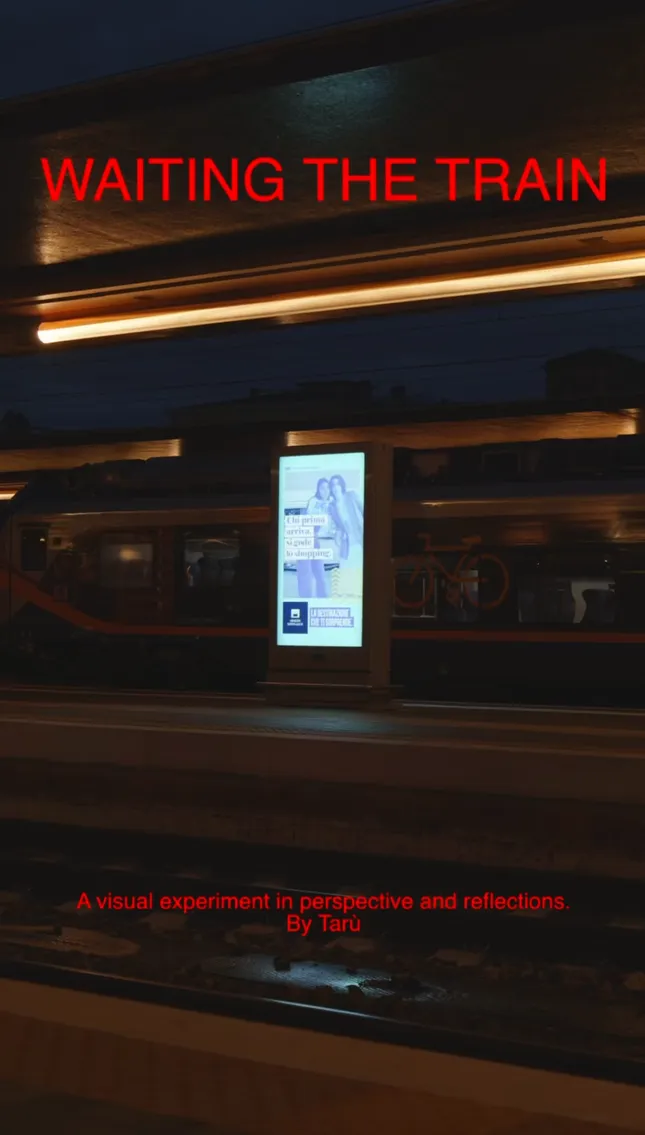 Waiting the train