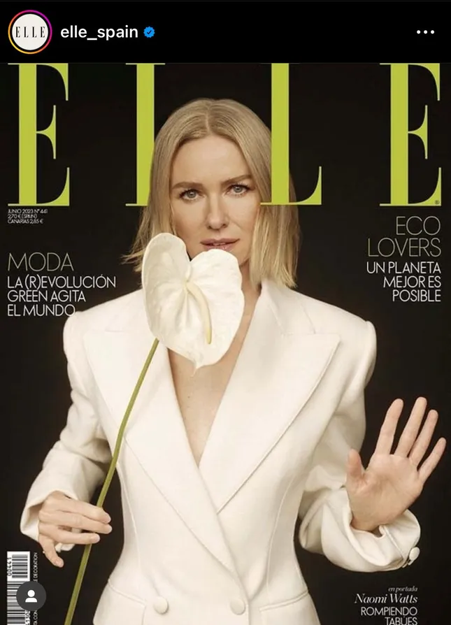 Naomi Watts x Elle