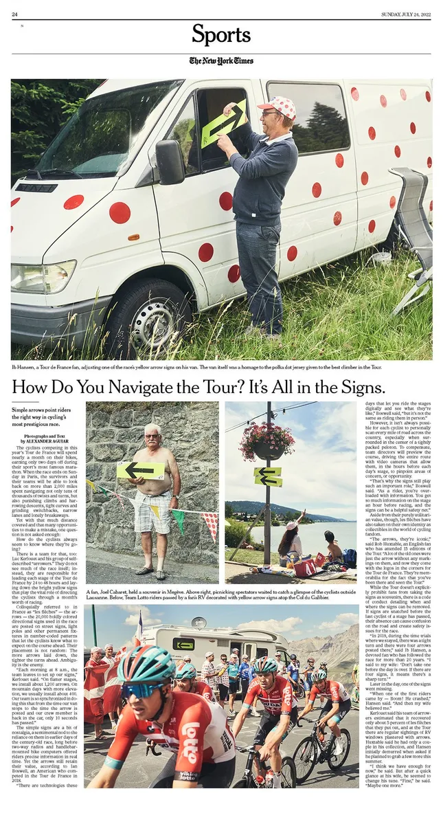 NYT— Tour de France