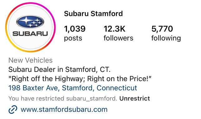 Subaru of Stamford - Social Media