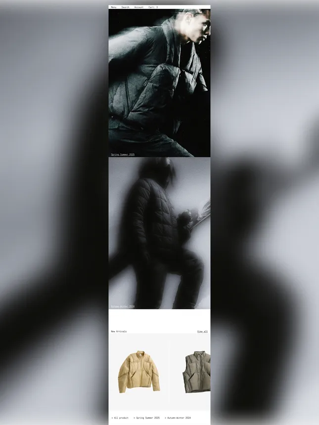 A.A.Spectrum e-commerce UI/UX [2025]