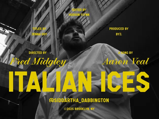 Italian Ices (music video)