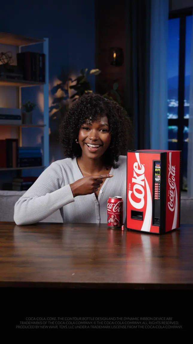 Coca-Cola Vending Machine Mini Fridge