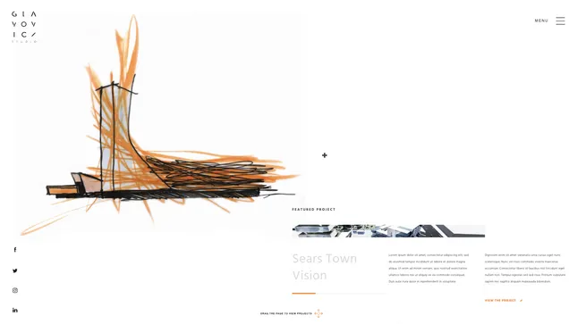 Glavovic Website Layout