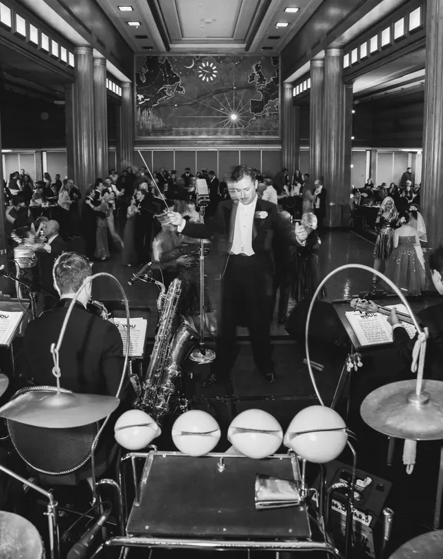 Alex Mendham on the Queen Mary