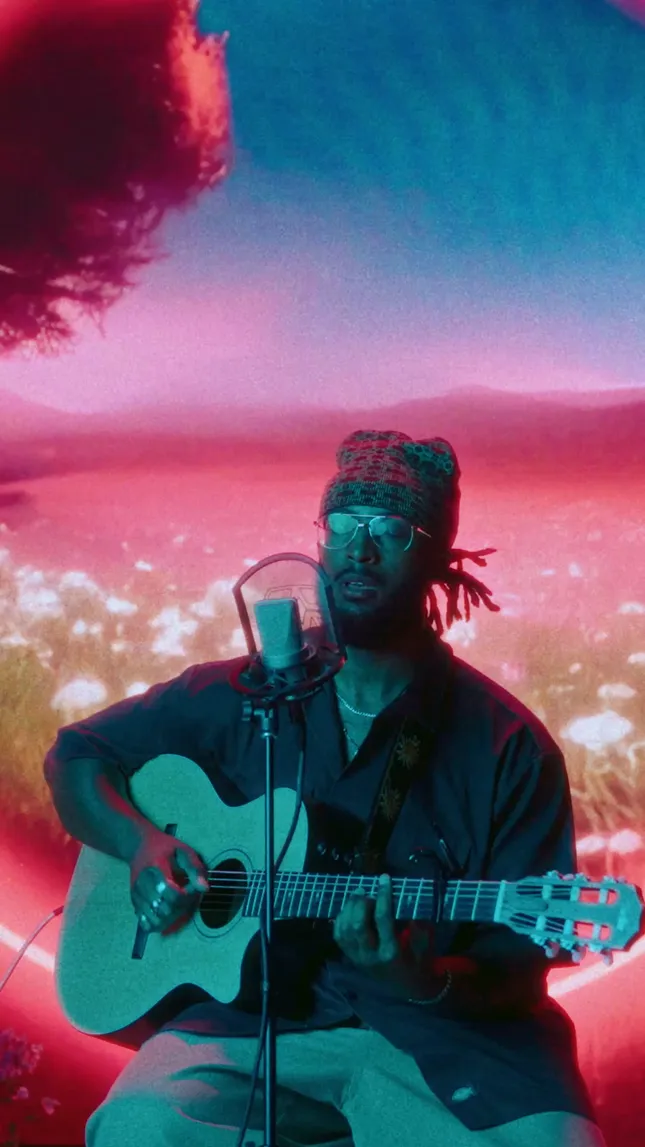 Live Session with 3D Background