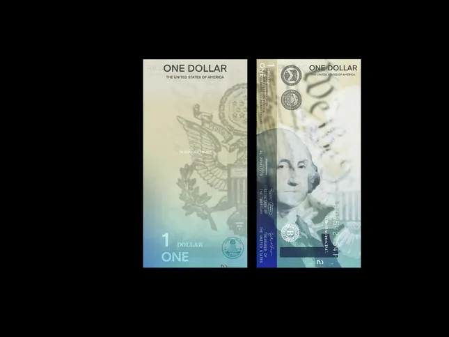 One Dollar Reimagined — a modern design concept exploring the future of U.S. currency.