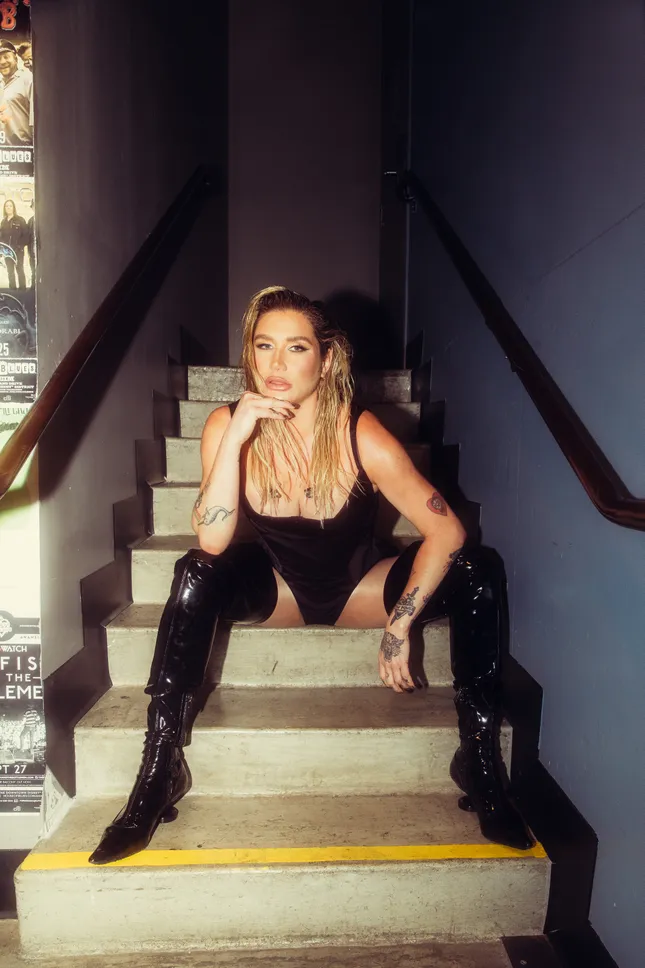 Kesha on tour for Tmrw Magazine