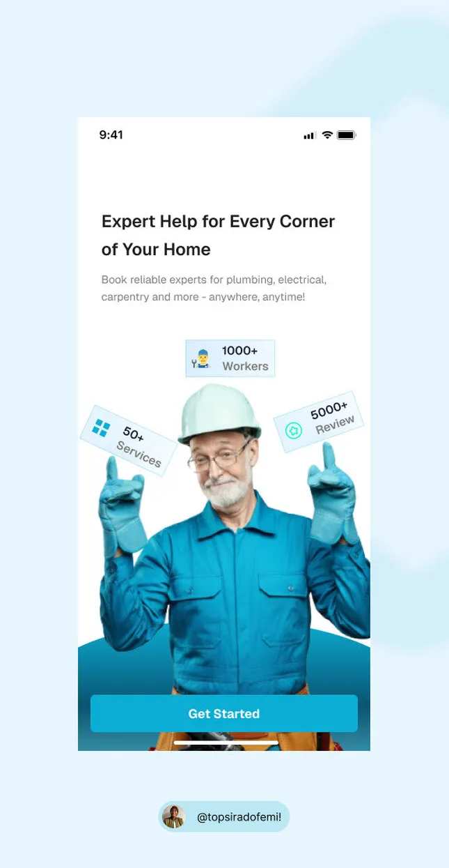 Handyman mobile Design