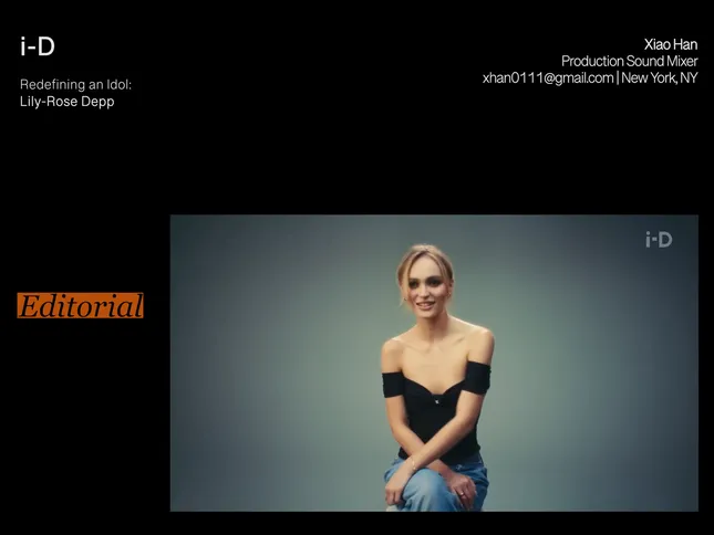 Production Sound Reel - 2023