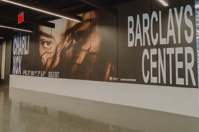 Barclays Center Arena Branding: Charli XCX