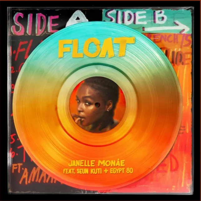 Janelle Monae Float & Vinyl cover work