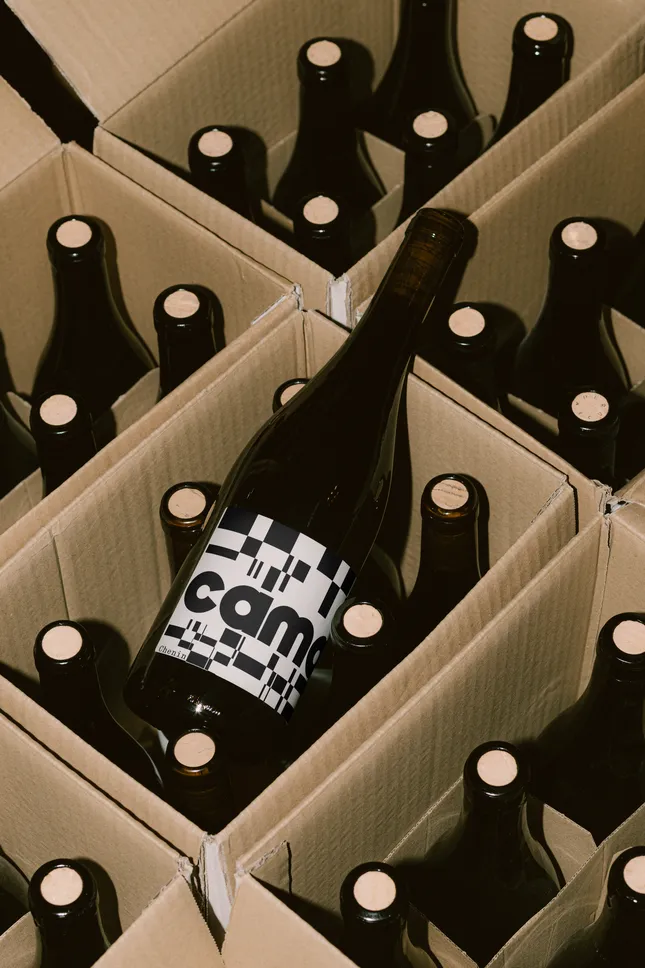 Wine label design