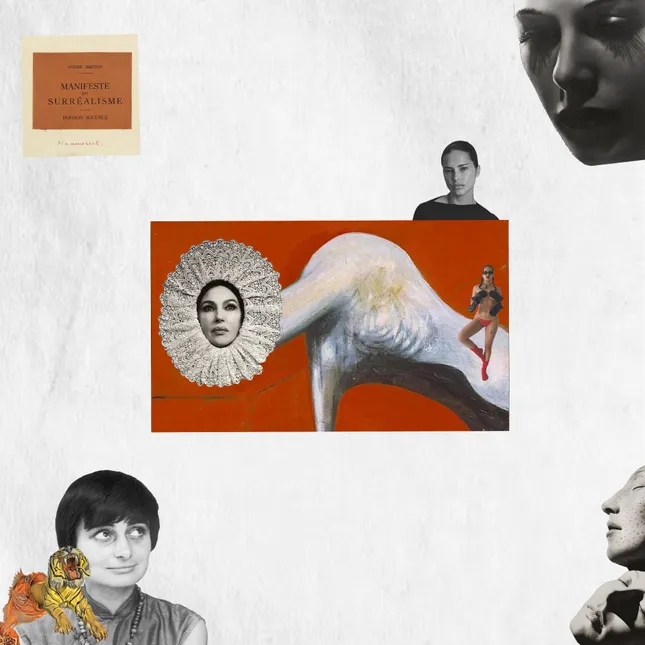 ‘Agnès, Monica, Adriana, Rosalía and Hedy in a surrealist land’