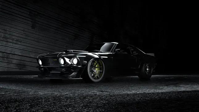 EV Mustang Conversion Renders
