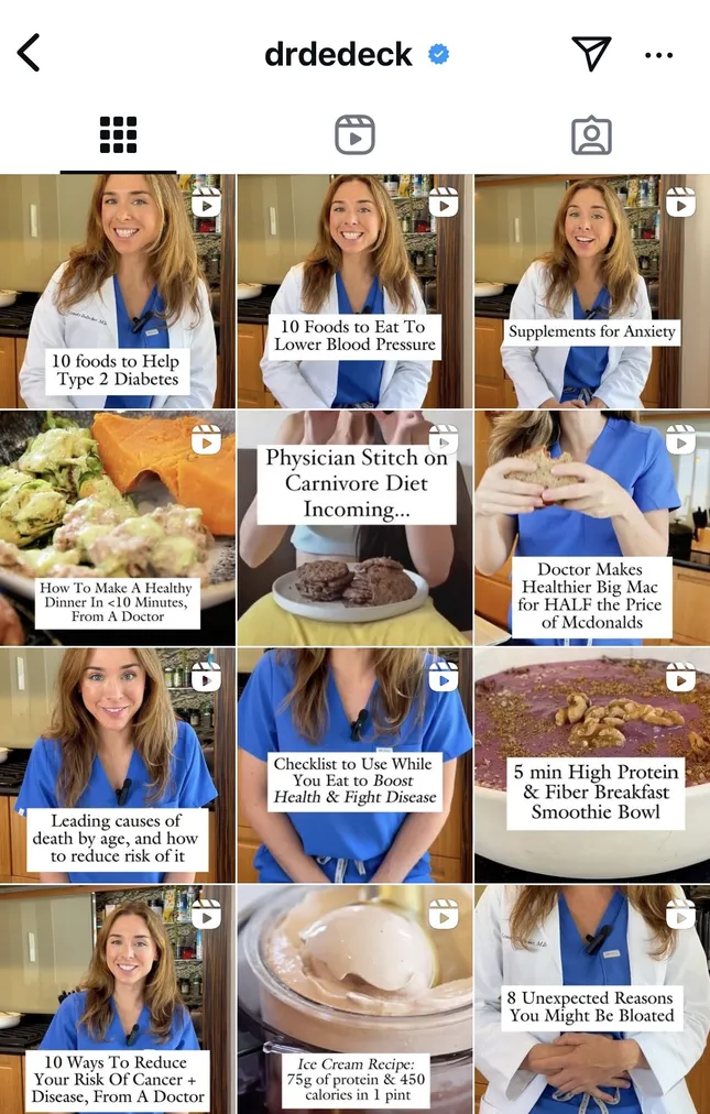 @drdedeck social media producing: grew from 600 followers to 160k in 5 months