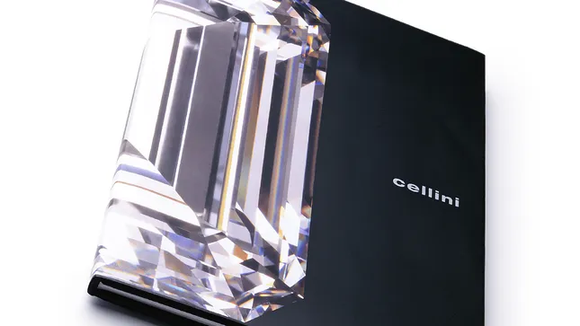 Cellini Jewelers hardcover book design