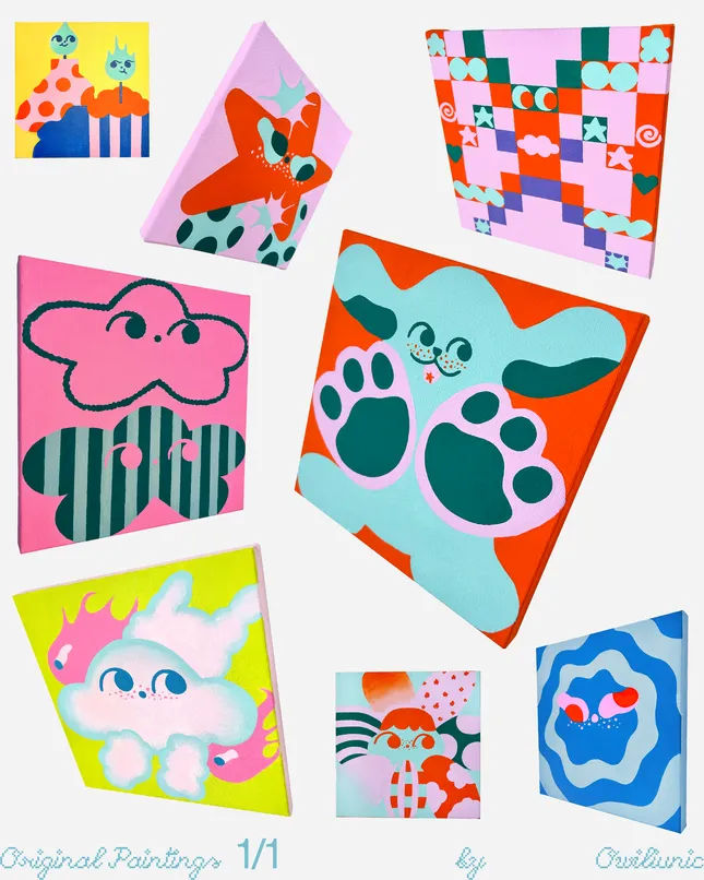 Owi Liunic’s Original Paintings 1/1