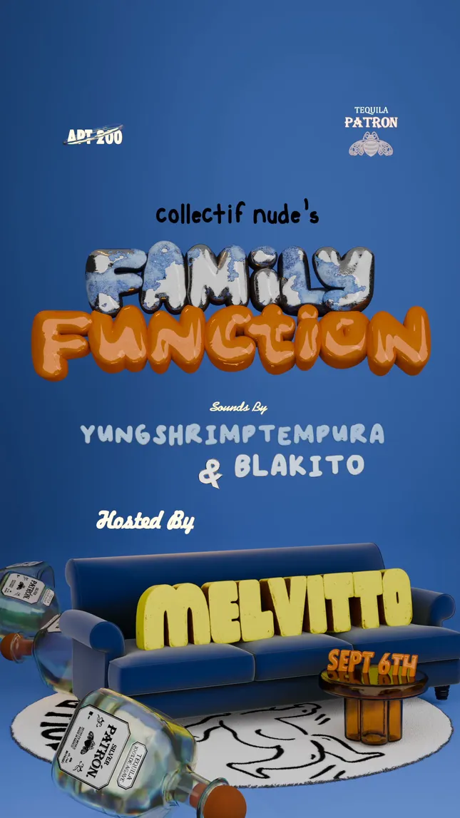 Collectif Nude - Family Function Party Flyer/ Social Media