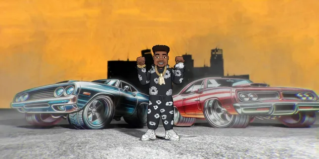 2.5D Animation for BossMan Dlow Tour Visuals