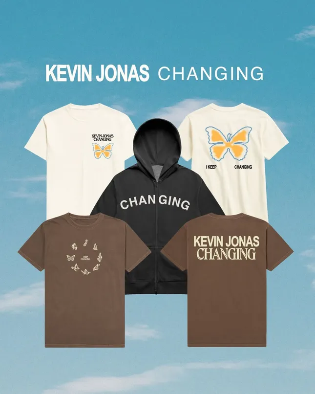 Merch collection for Kevin Jonas - "Changing"