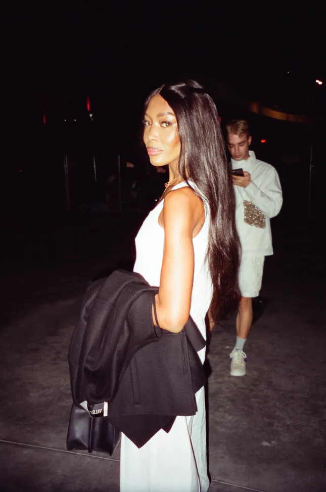Backstage on 35 mm at Hugo Boss Miami