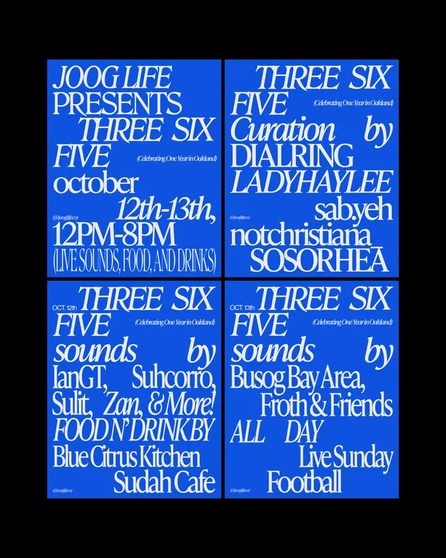 Jooglife Studios (2024), 1 Year Anniversary Poster/Flyer Design