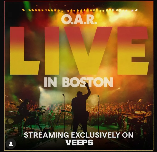 O.A.R. Live from Boston livestream and DVD