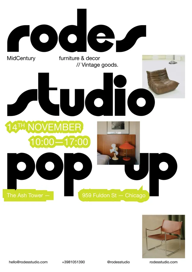Pop up event poster
