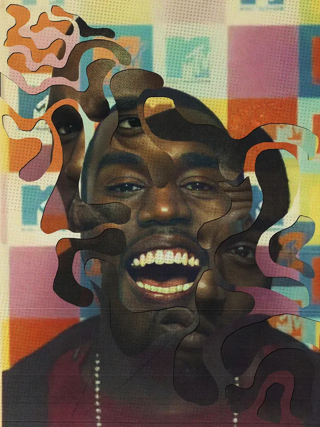 Kanye West Collage Design